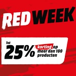 Red Week bij MediaMarkt met 25% korting!