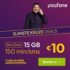 Youfone sim only 10 euro deals + gratis 5G