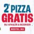 Gratis 2e pizza gratis bij Domino’s