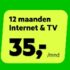 12 maanden KPN internet en tv voor €35