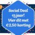 Gratis €2,50 bij Social Deal