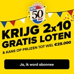 Gratis 20 Lotto loten t.w.v. €40
