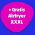 Gratis XXXL airfryer 7,2 liter bij sim only
